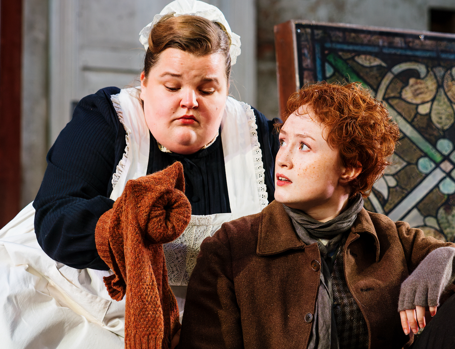Molly Hewitt-Richards and Brydie Service in The Secret Garden