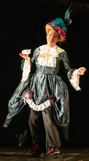 Nick Blakeley as Elizabeth Gaskell in Underdog: the Other, Other Brontë