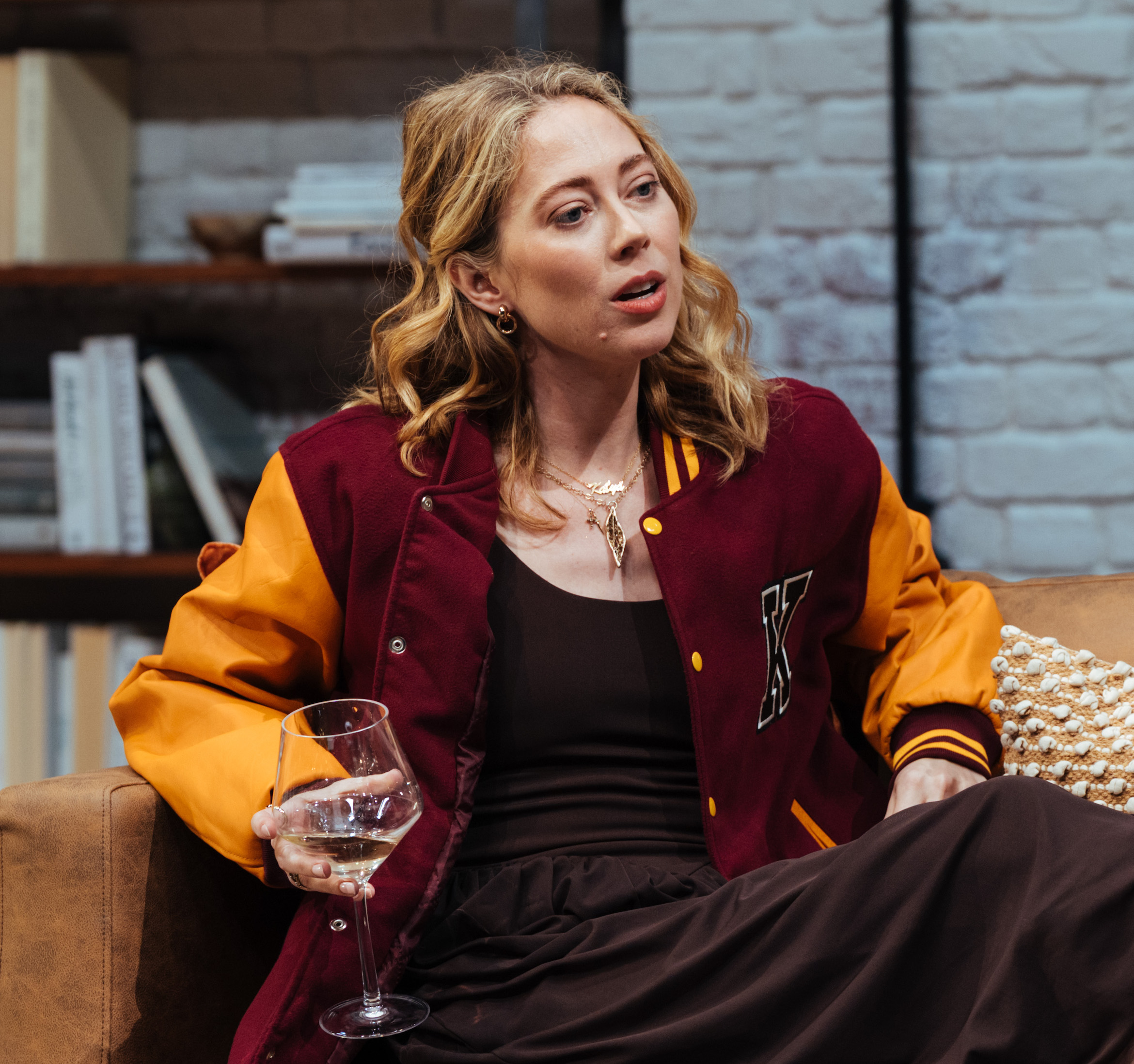 Paten Hughes as Katya in Interview