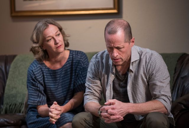 Matilda Ziegler and Tim Hopper in 'Downstate'