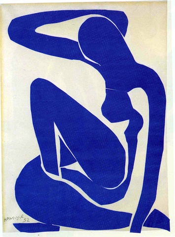 Matisse, Blue Nude i, spring 1952