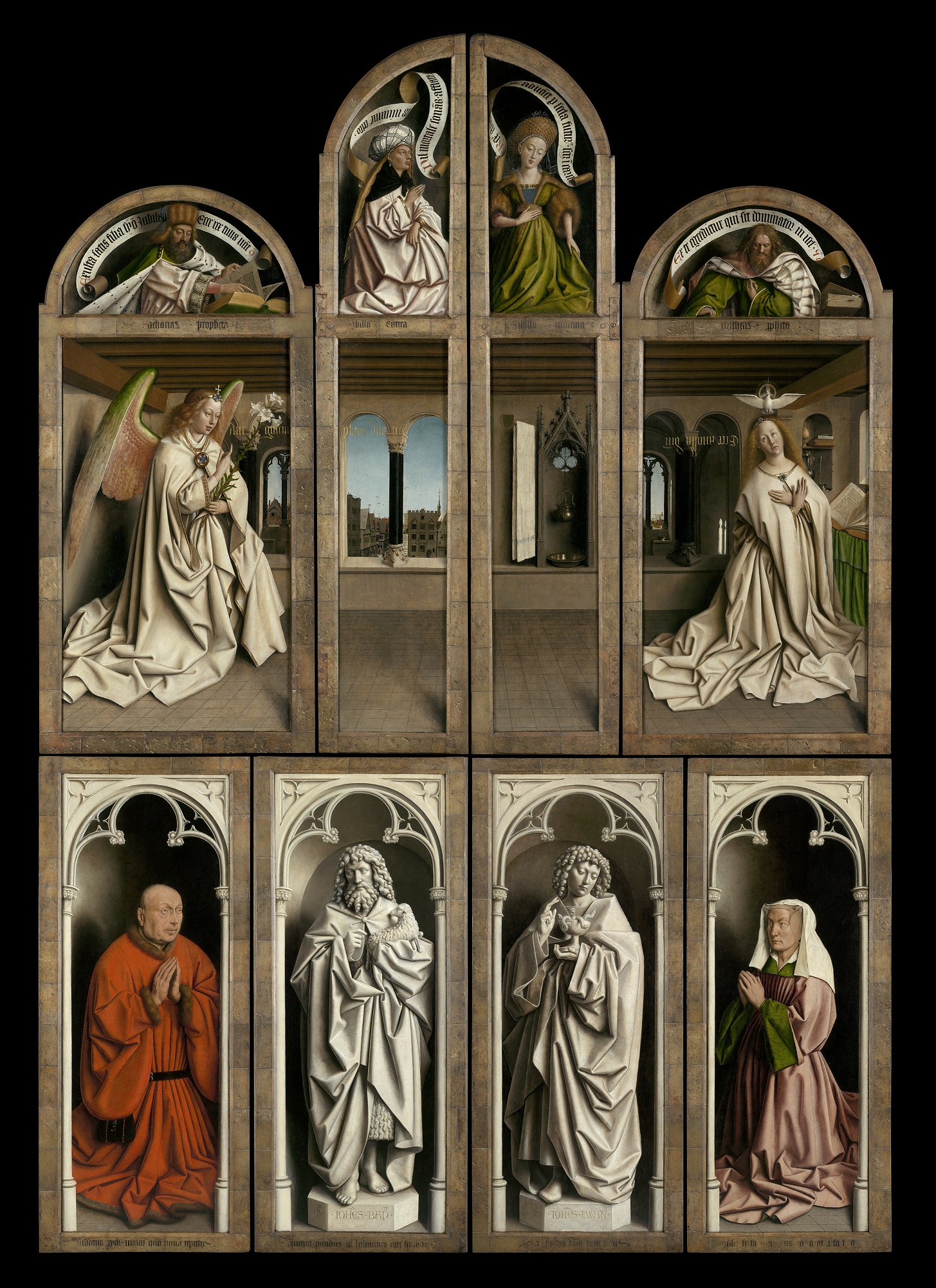 Jan Van Eyck, Ghent Altarpiece, 1432, St Bavo's Cathedral Ghent © www.lukasweb.be -Art in Flanders vzw