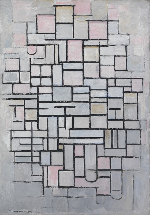 Composition No.IV, 1914, Oil on canvas, Gemeentemuseum Den Haag