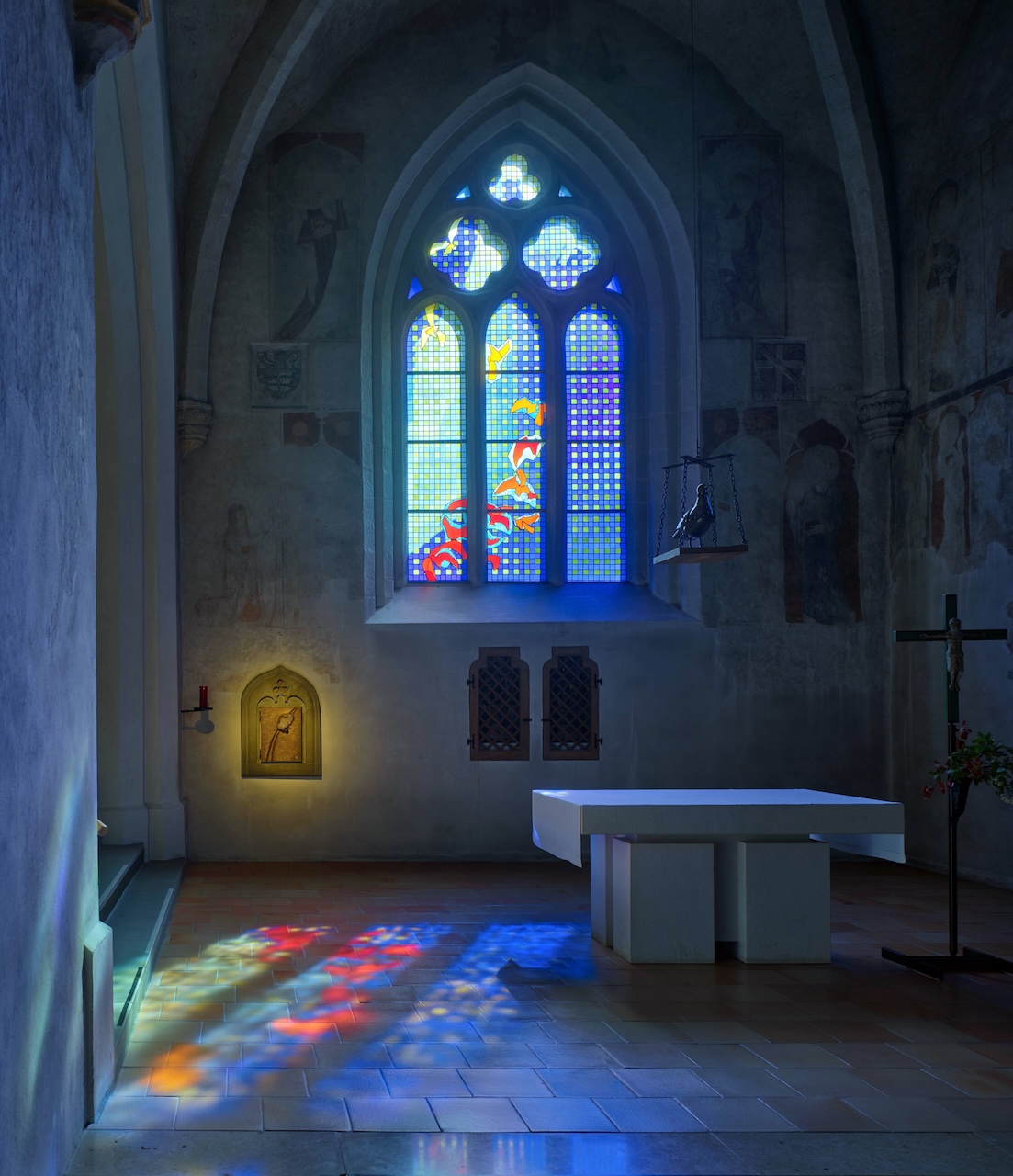 B Clarke Stained glas, Romont, CH