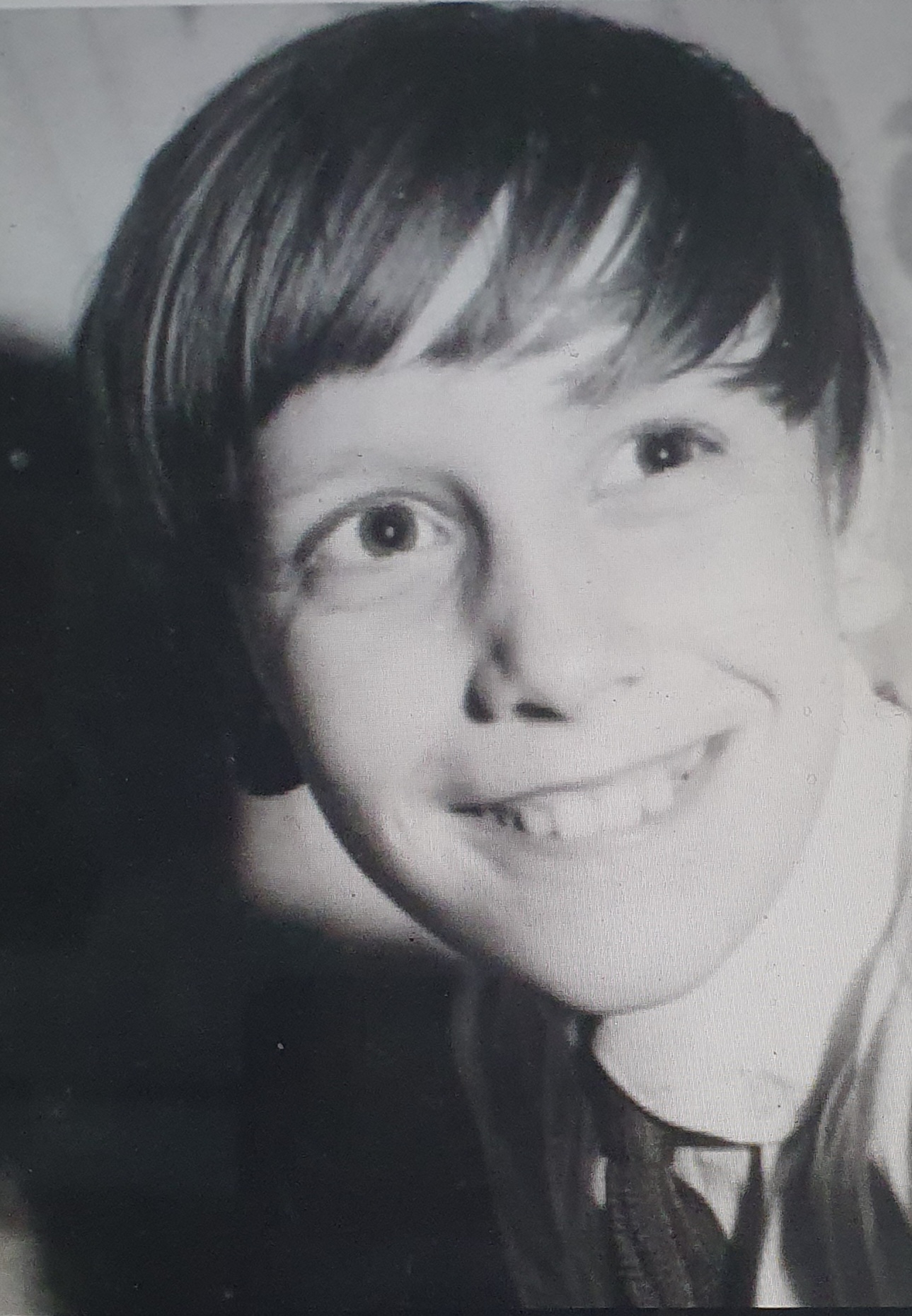 Brian Clarke as a child