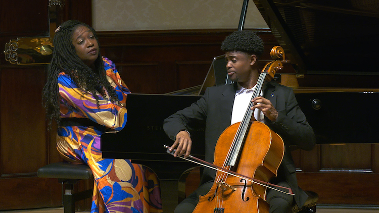 Michelle Cann and Sterling Elliott of the Sphinx Organization
