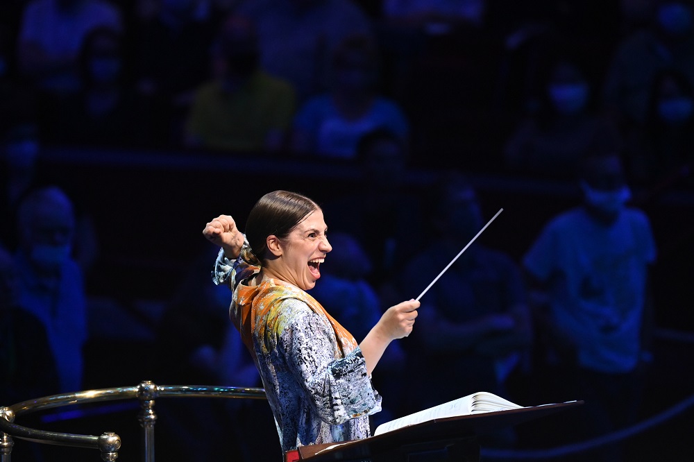 Dalis Stasevska at the First Night of the Proms