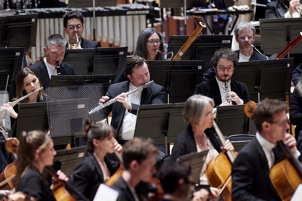 Gareth Daves and fellow woowdind players of the LSO