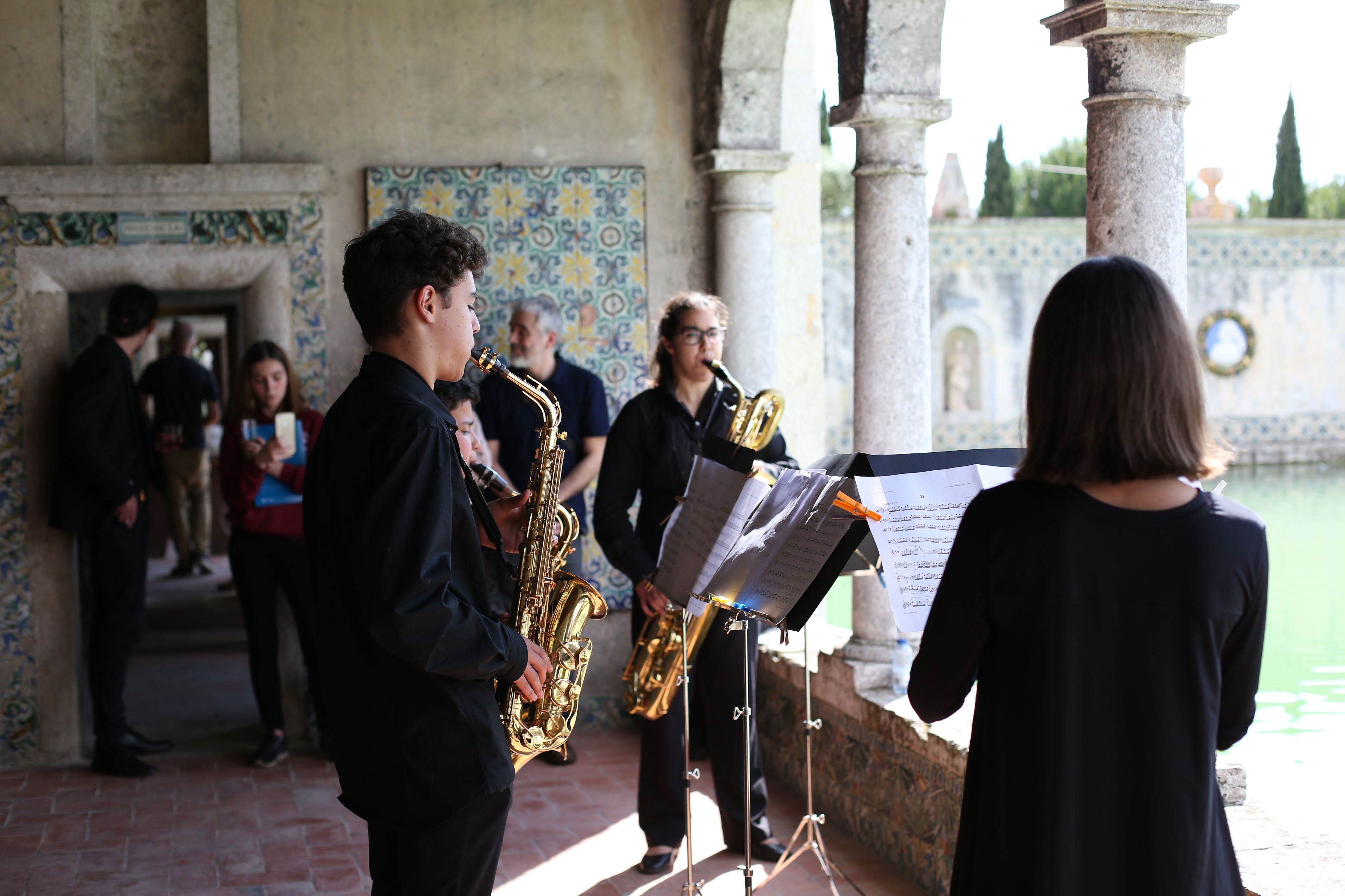 Palmela saxophone quartet in Azeitao