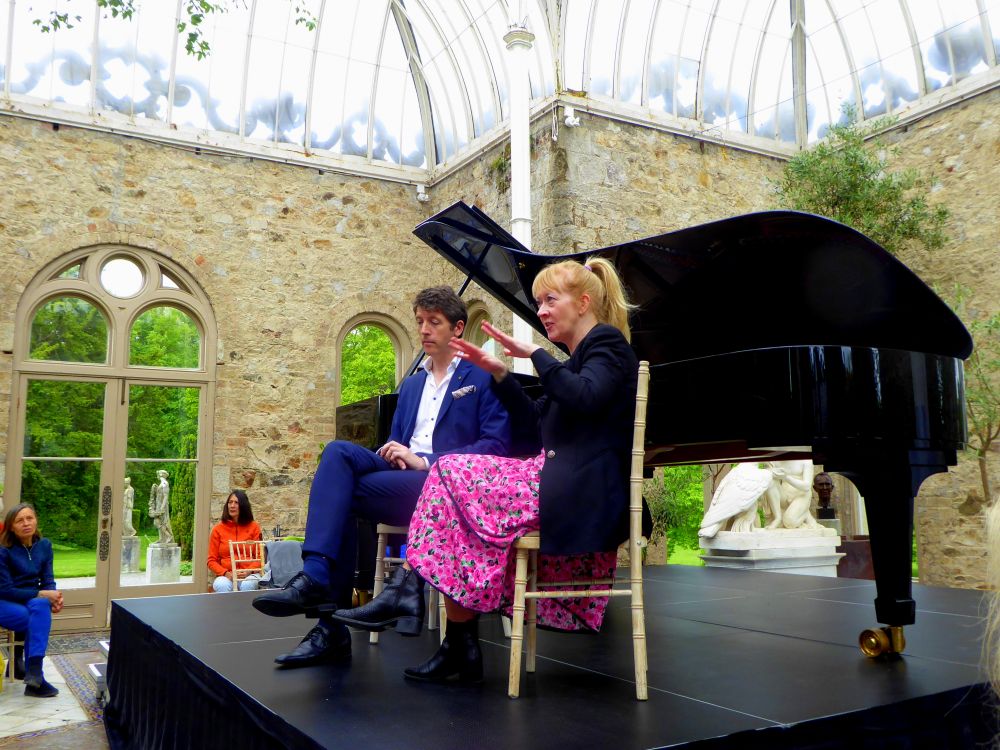 Finghin Collins and Ciara Higgins at Kilruddery