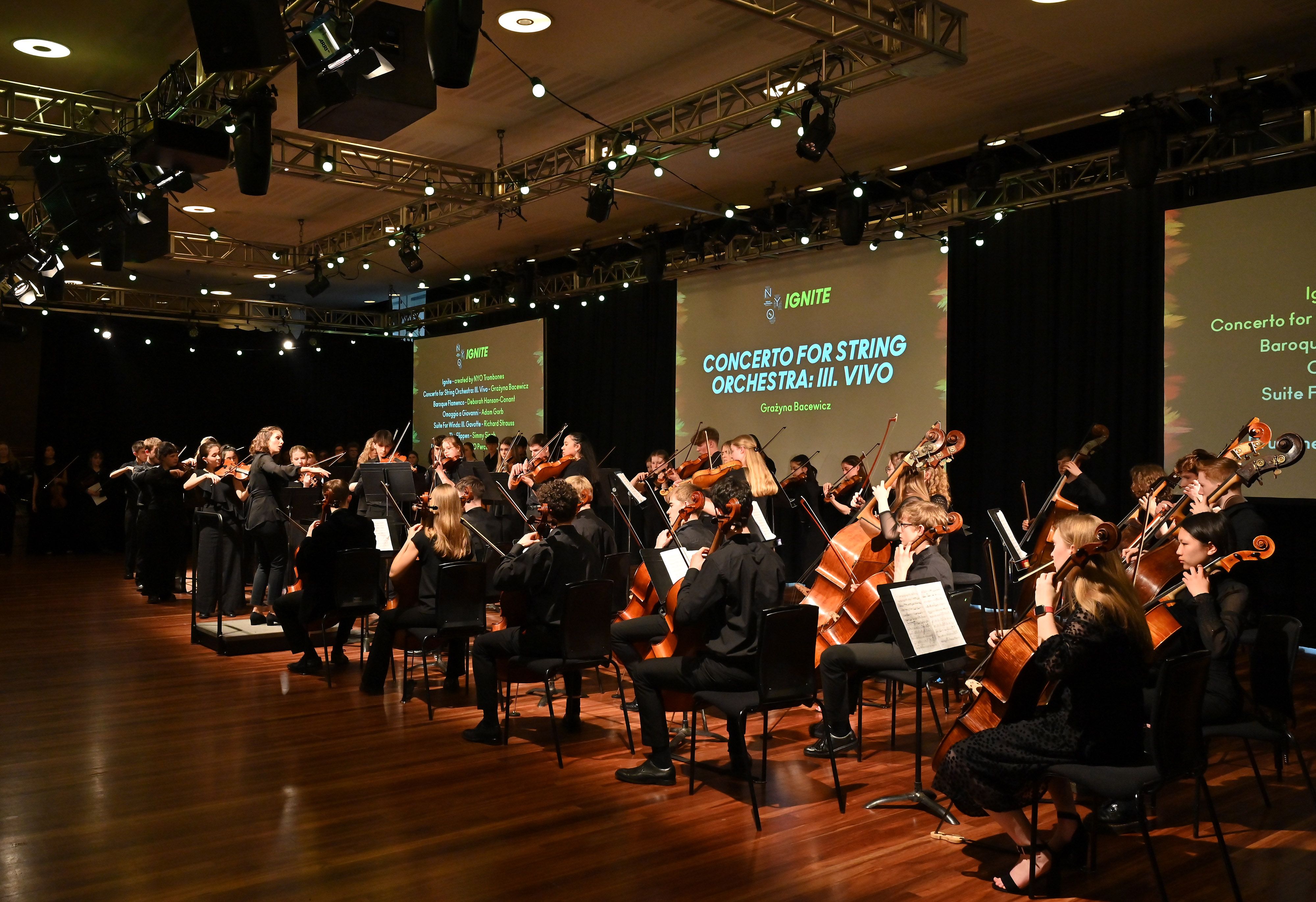 NYO foyer performance