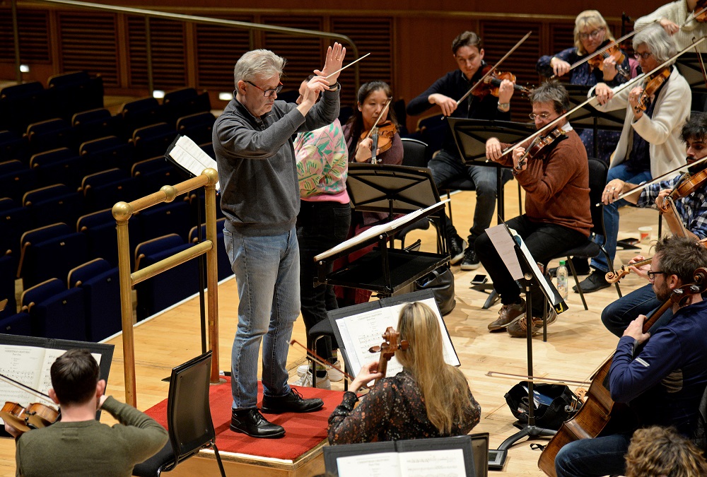 'Christmas Oratorio' rehearsal