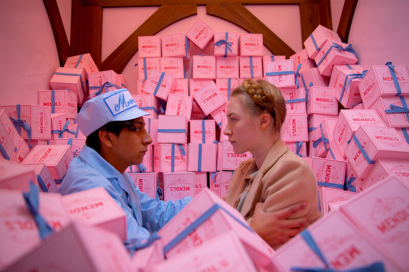 Tony Revolori and Saoirse Ronan