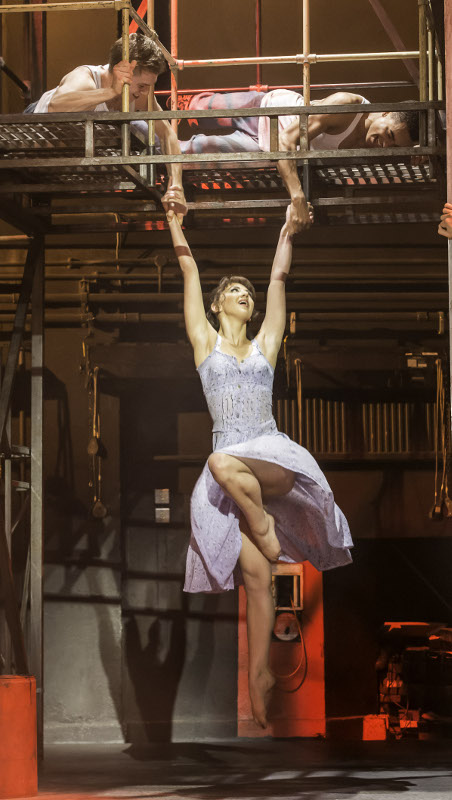 Zizi Strallen as Lana in Matthew Bourne's The Car Man.