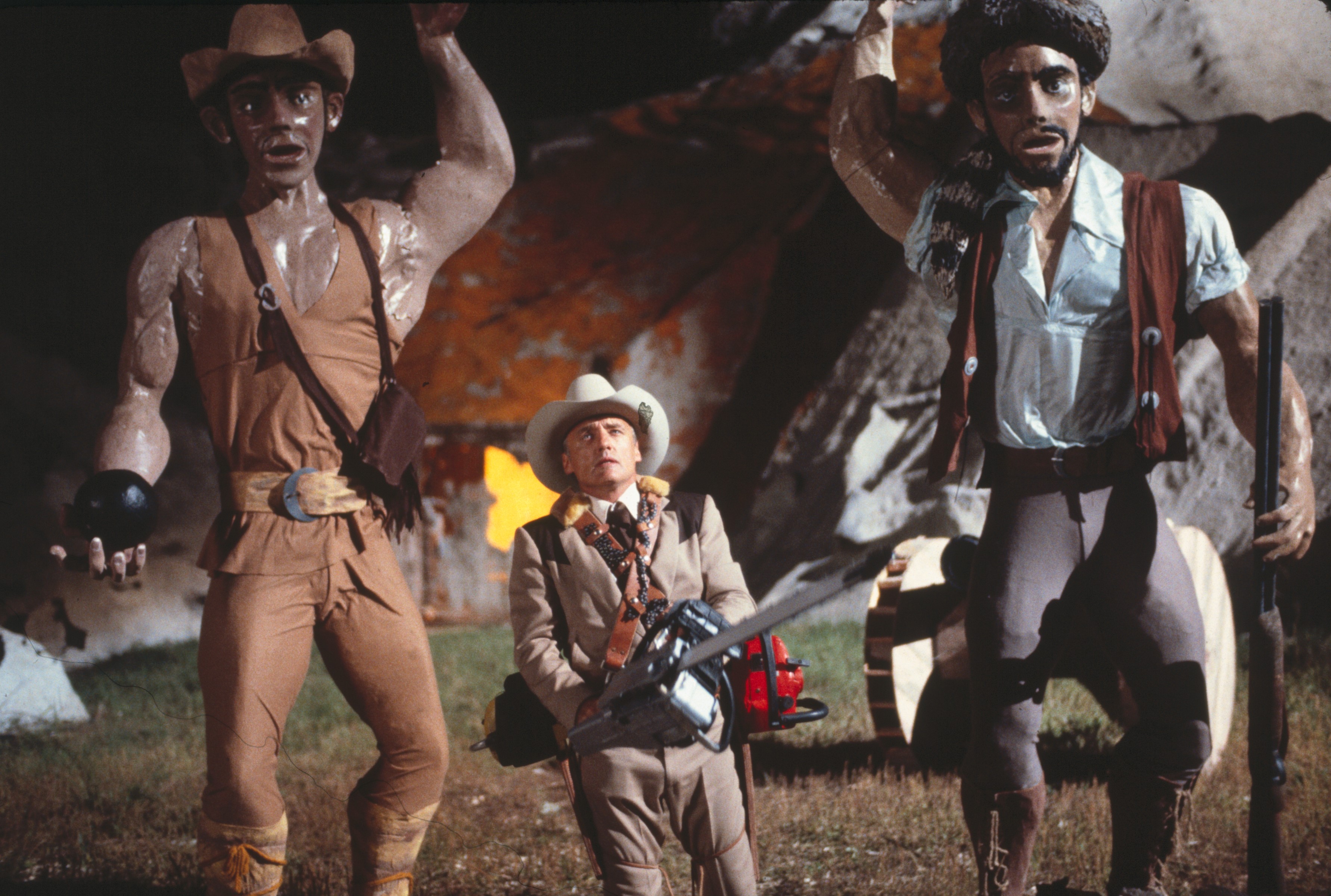 Dennis Hopper in The Texas Chainsaw Massacre 2