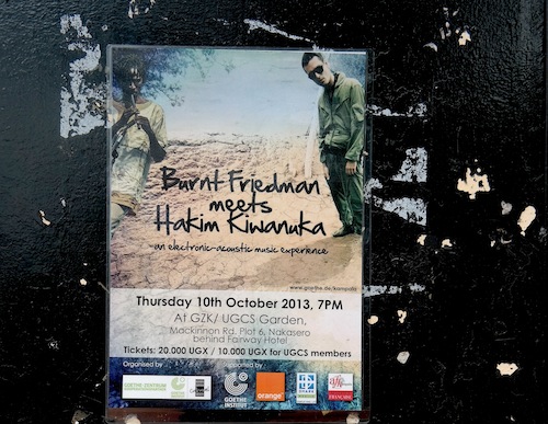 Burnt Friedman Kampala poster