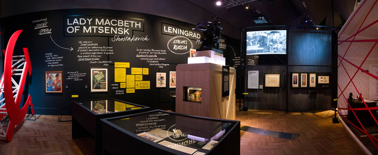 Leningrad room in V&A exhibition