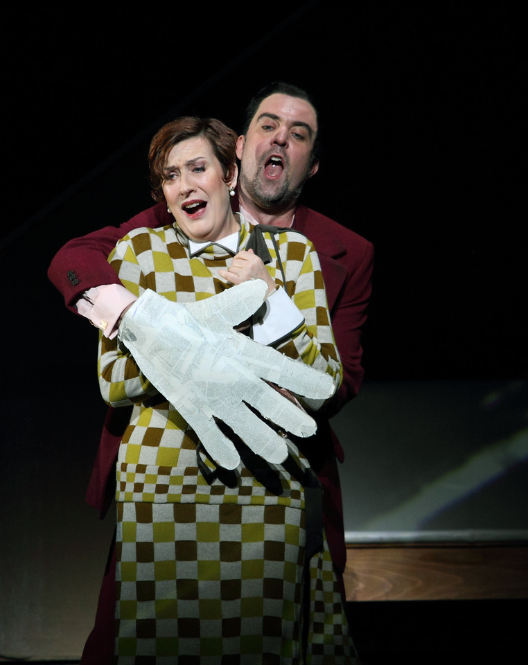 Sarah Connolly and David Soar in ENO Lulu