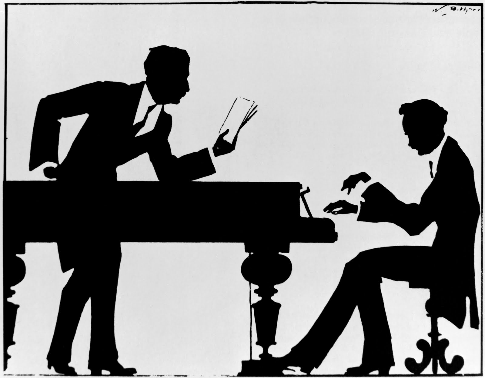 Strauss and Hofmannsthal by Bithorn