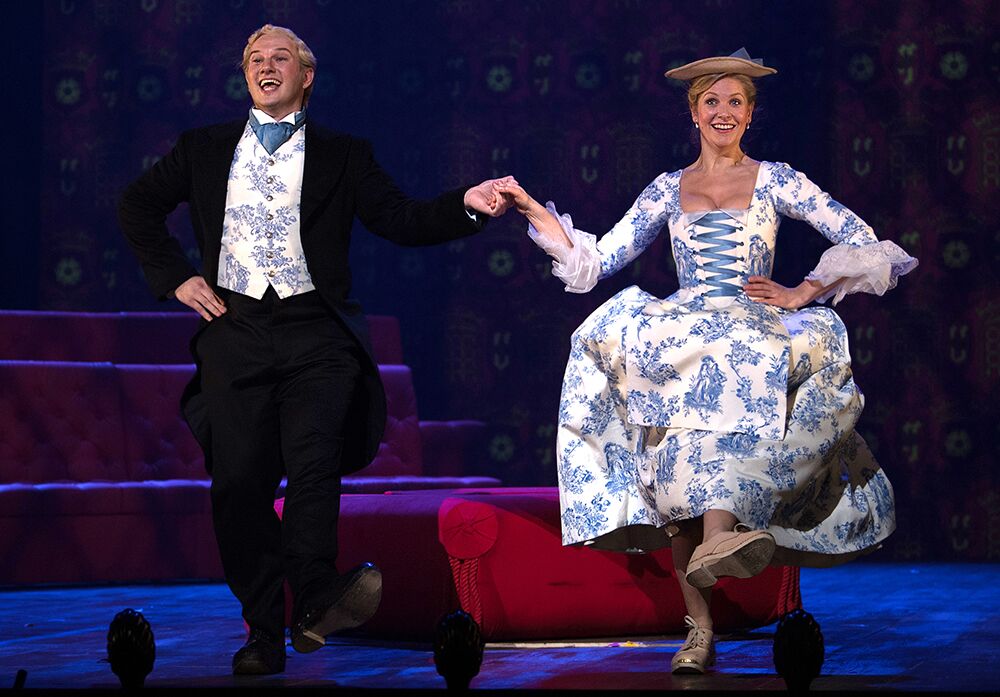 Marcus Farnsworth and Ellie Laugharne in Iolanthe