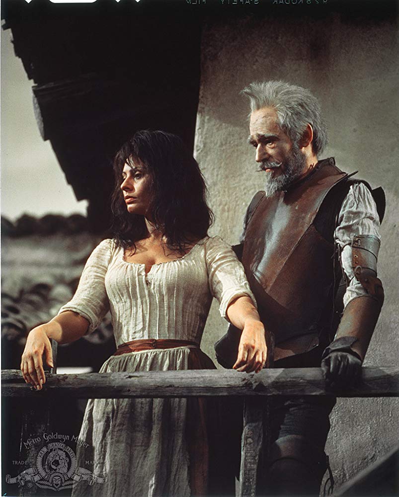 Peter O'Toole and Sophia Loren in Man of la Mancha