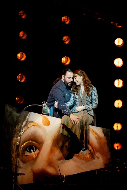 Cavaradossi (Andrés Presno) and Tosca